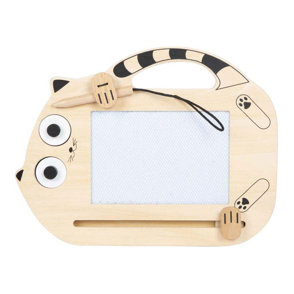 Lille fod - magnetisk tegnebræt træ