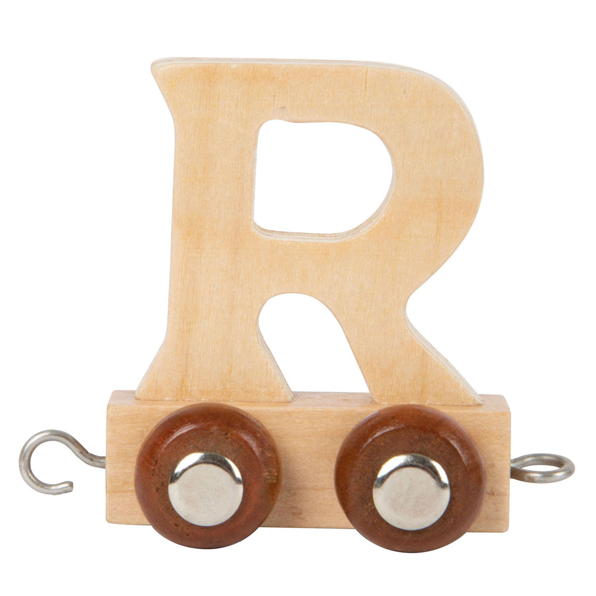 Small foot - wooden letter train - r - 12 pieces