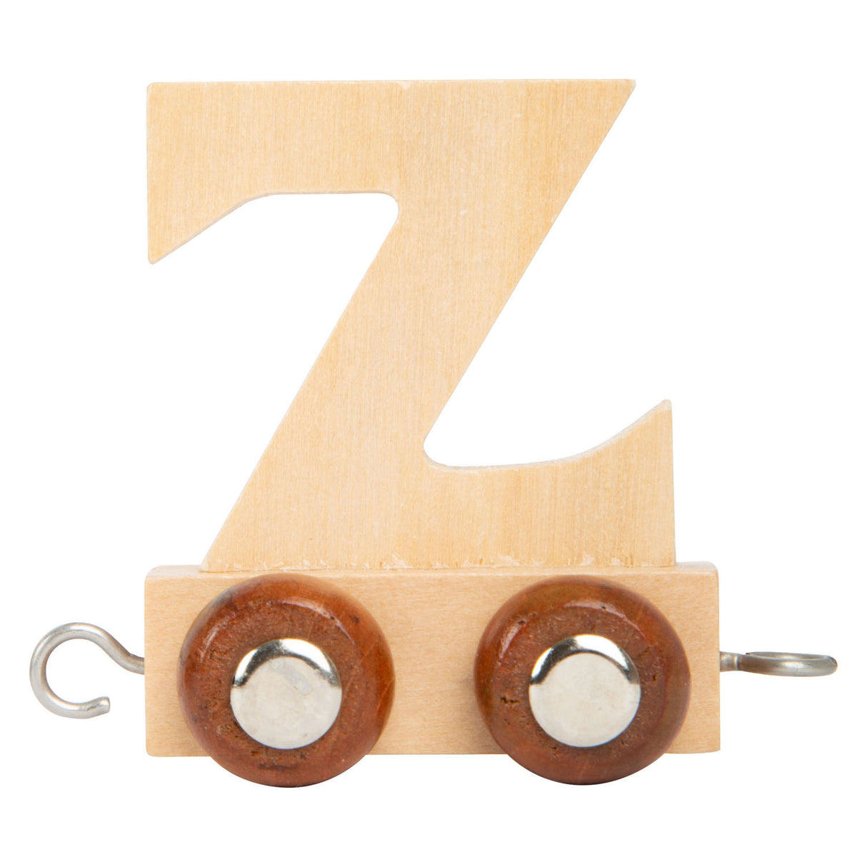 Small foot - wooden letter train - z - 12 pieces