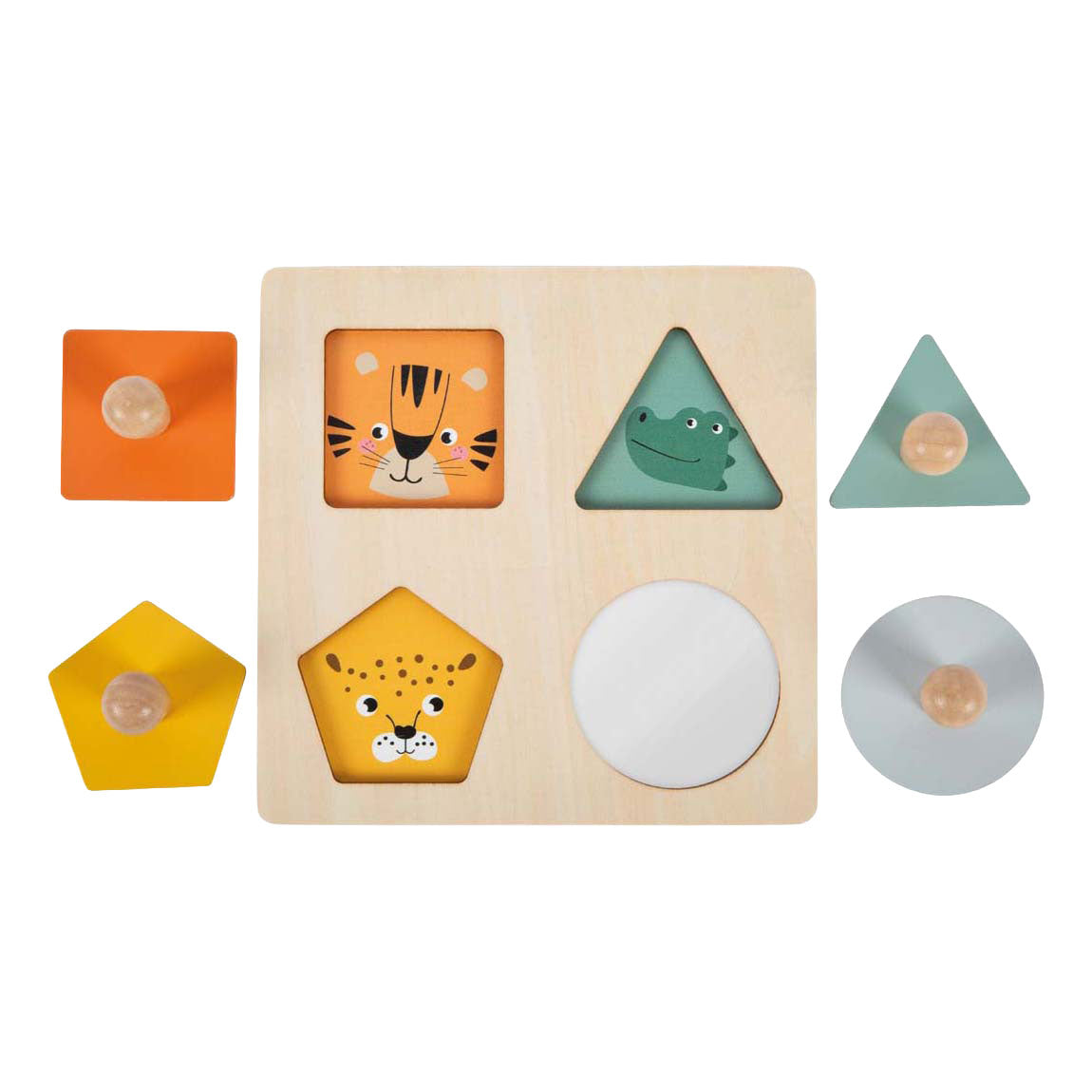 Small foot - houten vormen montessori puzzel fsc