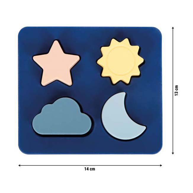 Small foot - siliconen puzzel