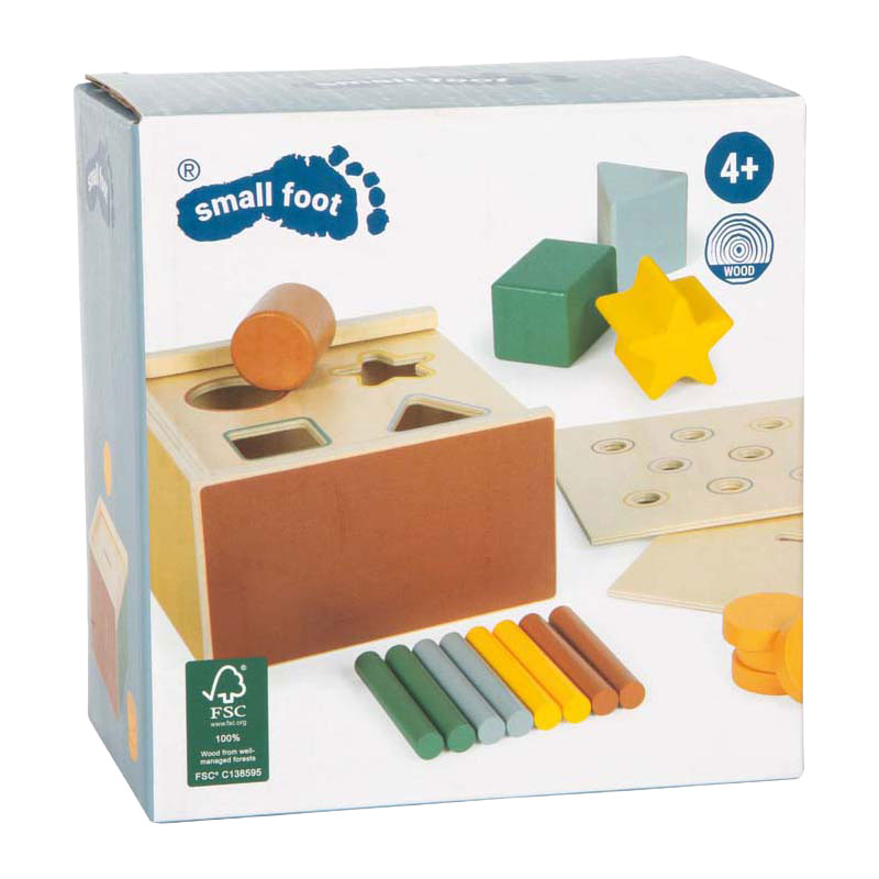 Small foot - houten montessori vormpassend spel fsc