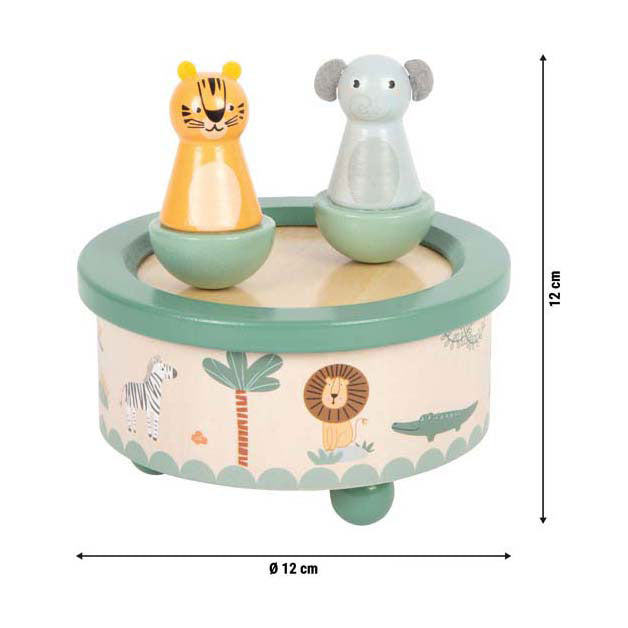 Small foot - houten muziekdoos safari fsc