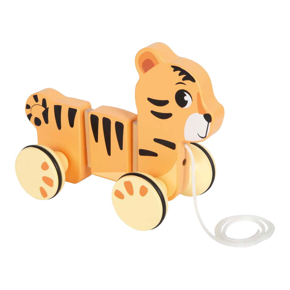 Small foot - wooden draft animal tiger safari fsc