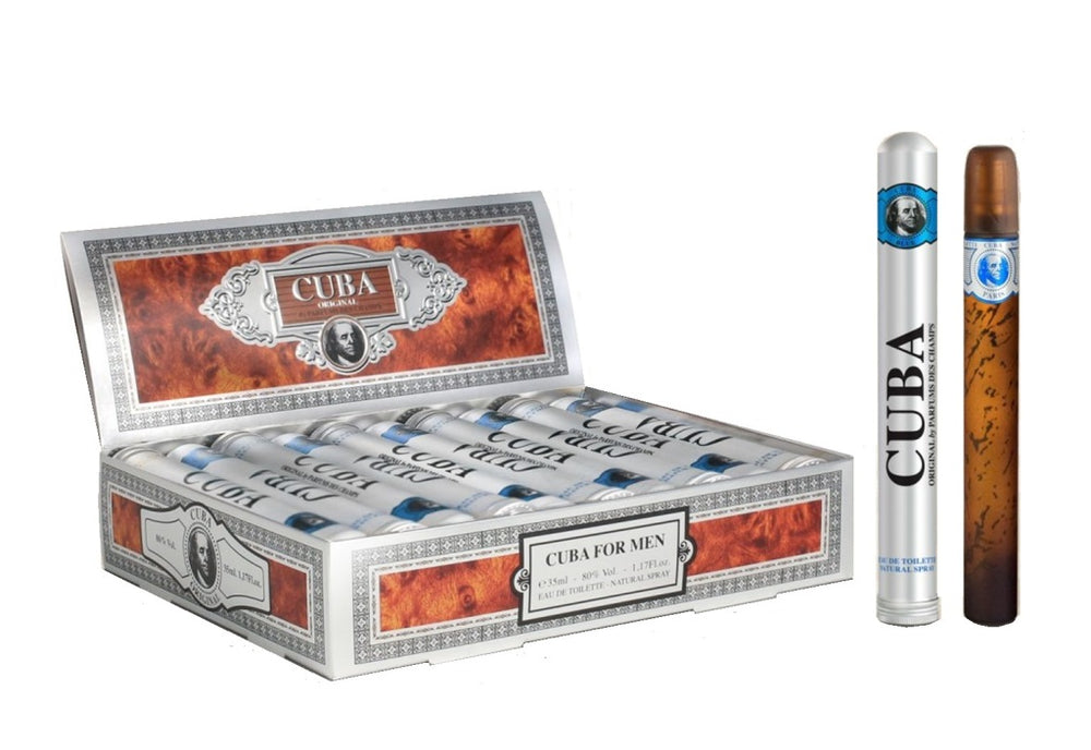 Parfums des champs cuba blue eau de toilette 35 ml 20 pieces
