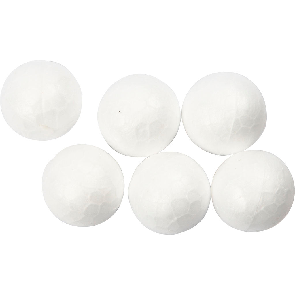 Creativ company balls, d 1.5 cm, white, 200 pieces 1 box