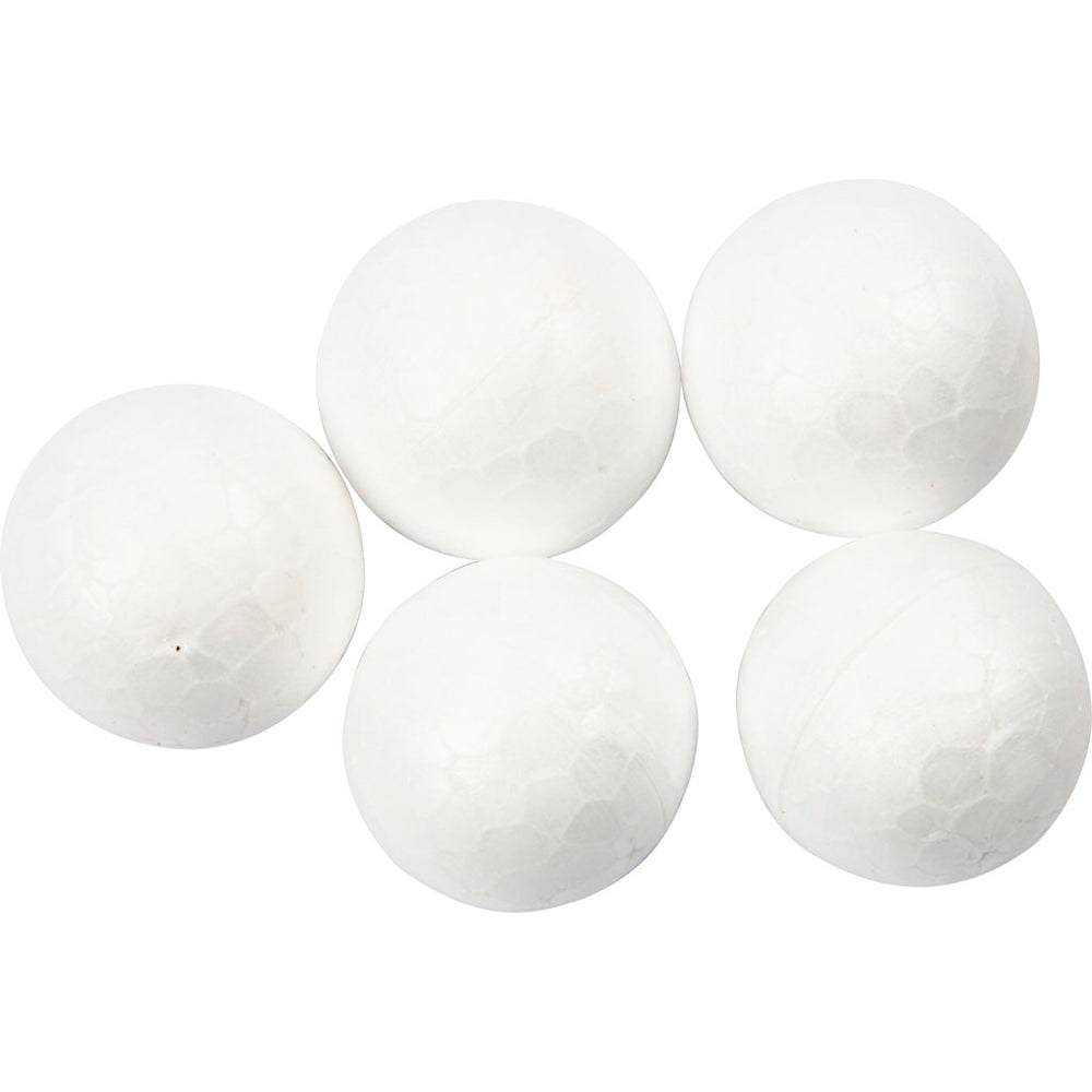 Creativ company balls, d 2 cm, white, 200 pieces 1 box