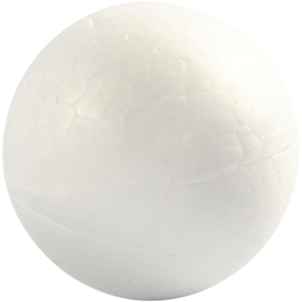 Creativ company balls, d 4 cm, white, 10 pieces 1 box