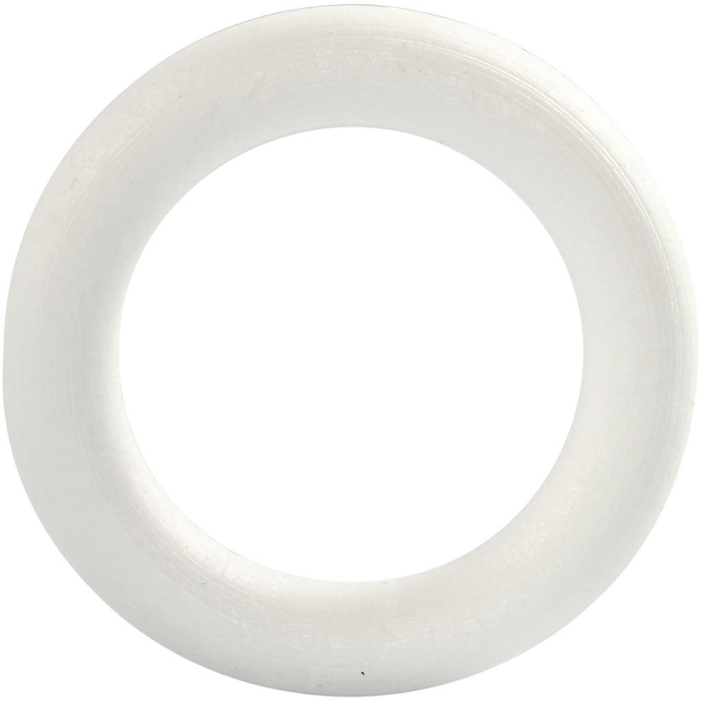 Creativ company ring, size 12 cm, thickness 20 mm, white, 1 piece