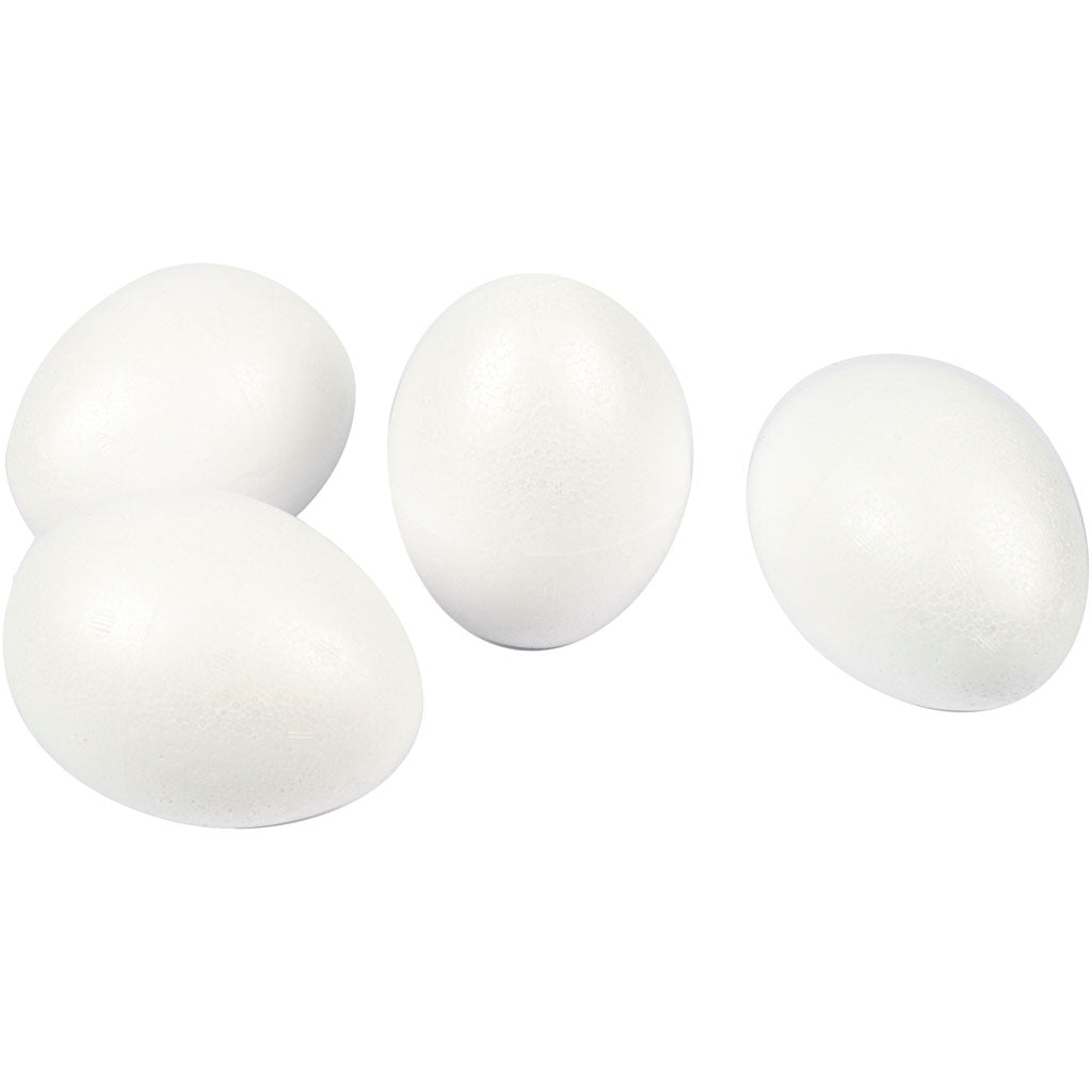 Creativ company eggs, h: 10 cm, white, 25 pieces 1 box
