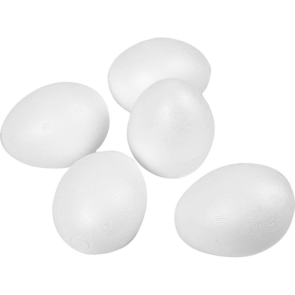 Creativ company eggs, h: 8 cm, white, 50 pieces 1 box