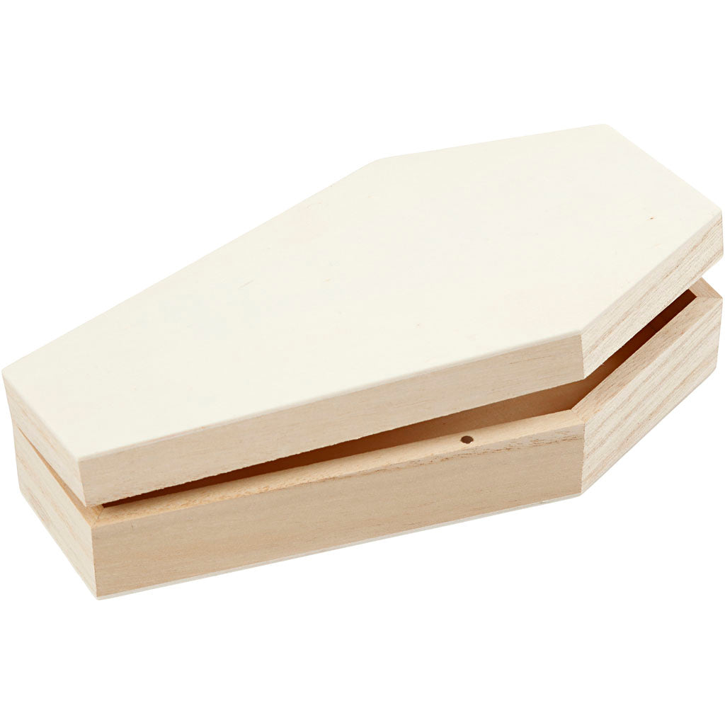 Creativ company coffin with magnetic lock, h: 4 cm, l: 18 cm, w: 10 cm, 1 piece