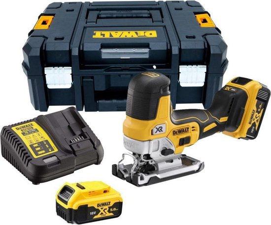 Dewalt dcs335p2 | accu decoupeerzaag | xr | 18v | 5.0ah | li-ion - dcs335p2-qw