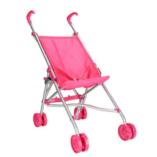 Mein schöner Puppenzimmer-Puppenbuggy rosa