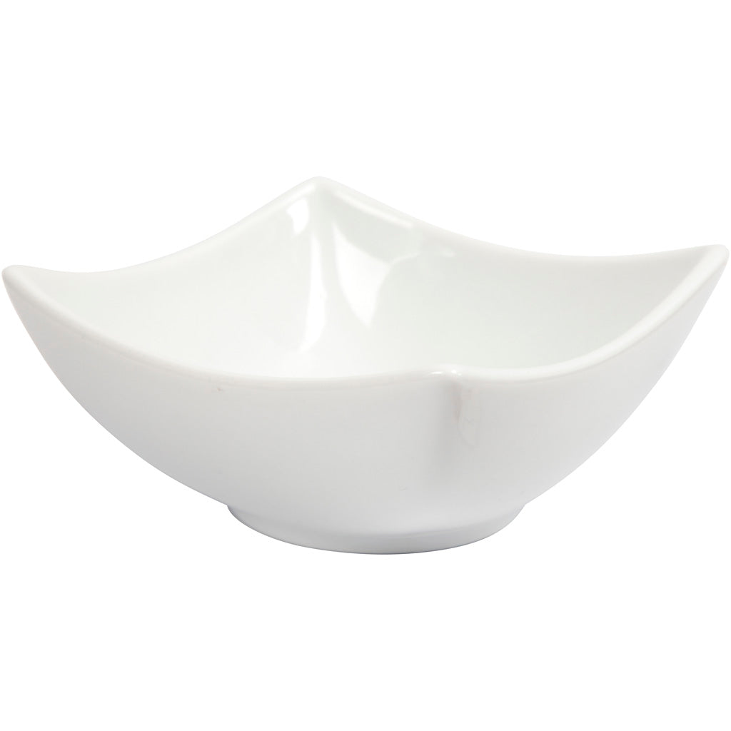 Creativ company bowl, height 4.5 cm, depth 10 cm, white, 2 pieces in a box