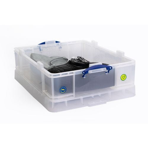 Opbergbox really useful boxes 70 l transparant