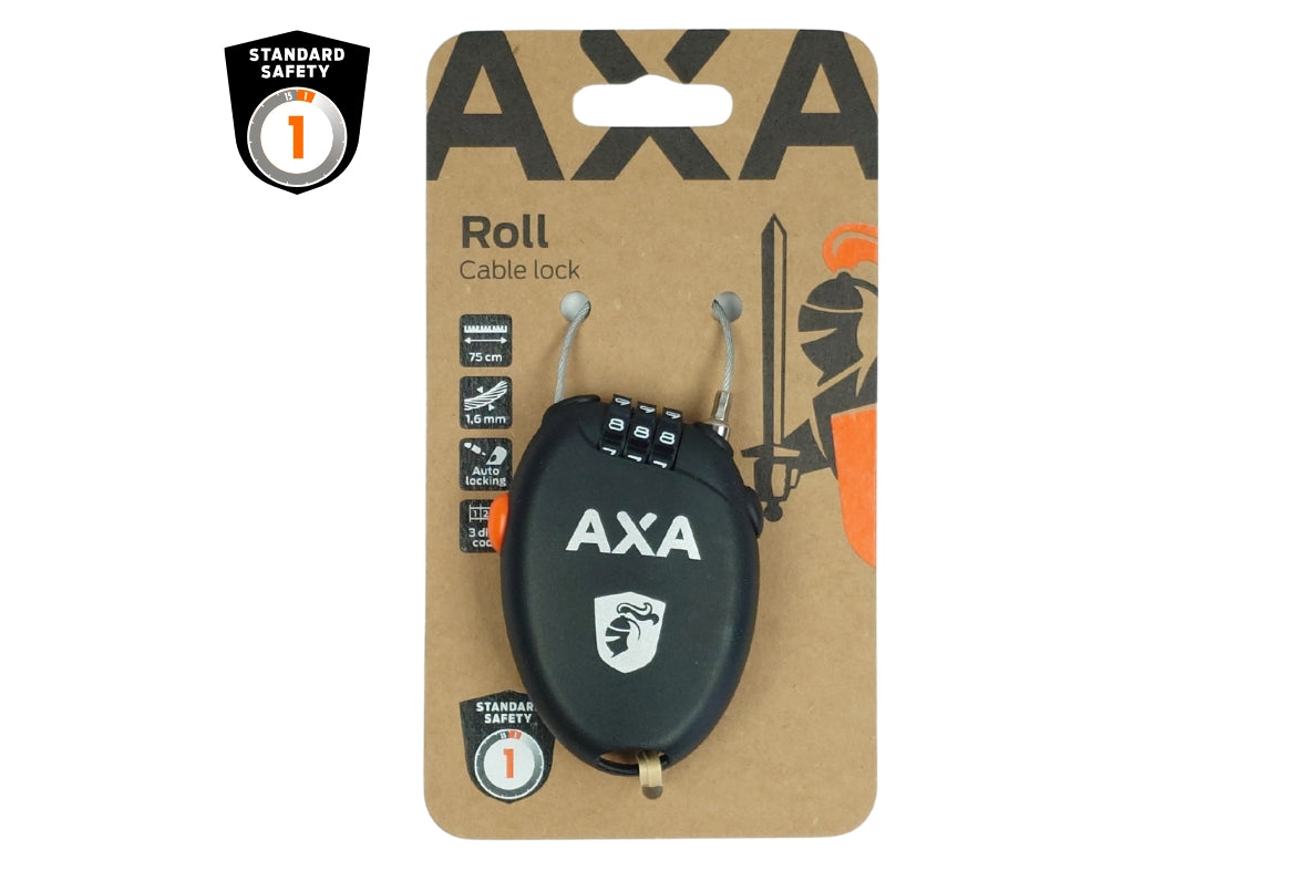Lock AXA cable lock roll 75 1.6mm