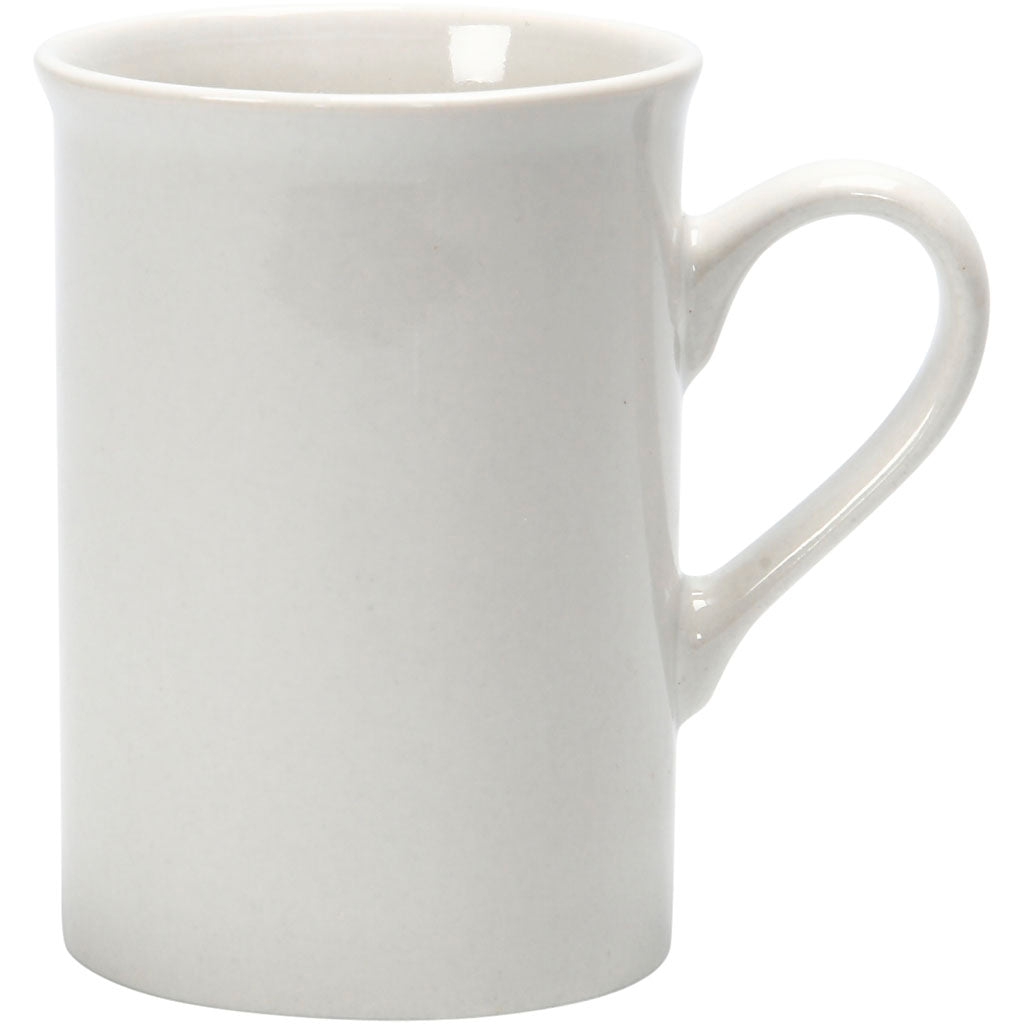 Creativ company mugs, h: 10 cm, d 7.4 cm, 245 ml, white, 1 piece