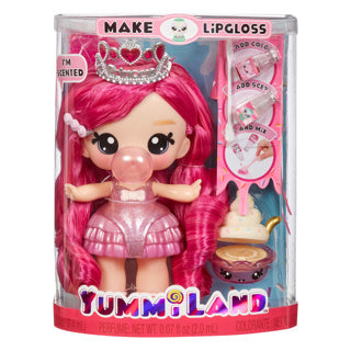 MGA Entertainment Yummiland grande poupée + Lipgloss Pet Bianca Bubblegum