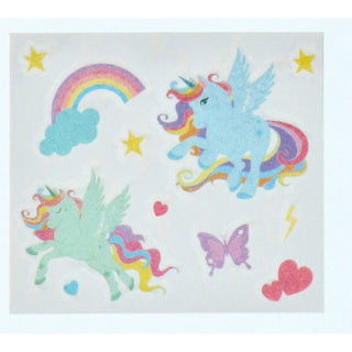 Casuelle unicorn glitter body tattoo | 6 stuks