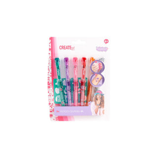 Create it! tattoo gel pens, 6 pcs.