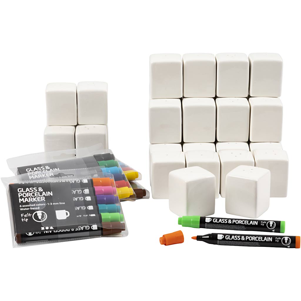 Creativ company group set pepper and salt shakers, 1 set