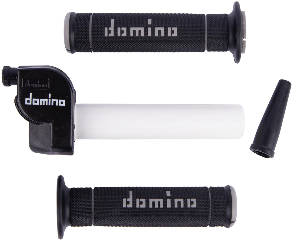Domino throttle grip set trial throttle grips plast sw 1-train