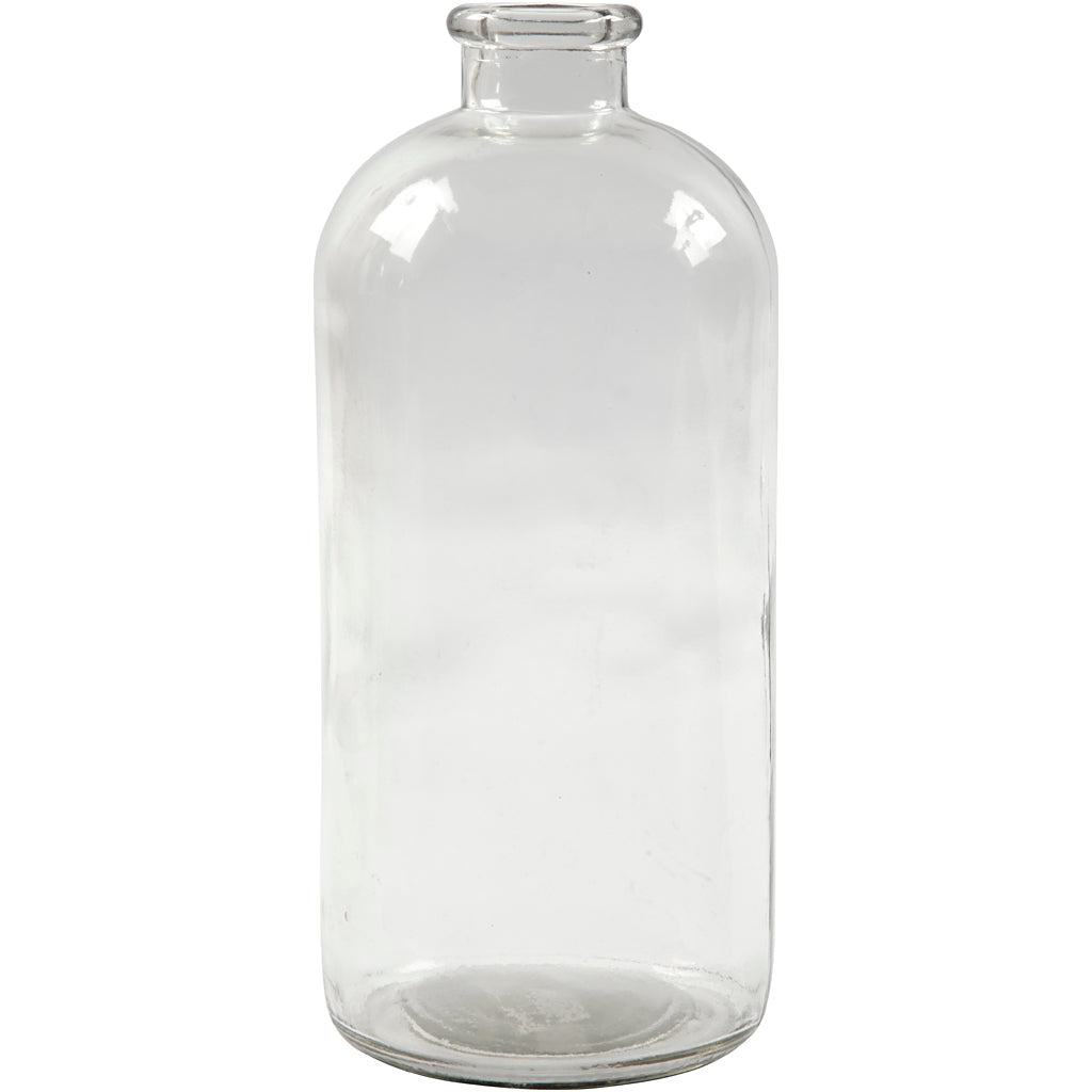 Creativ company pharmacy bottle, h: 24.5 cm, d: 10.5 cm, hole size: 2.6 cm, 6 pieces in a box