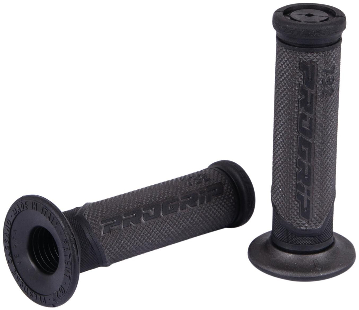 Progrip rubber handle 732 vespa rubber grip 732 bw sw 125mm closed 22 22