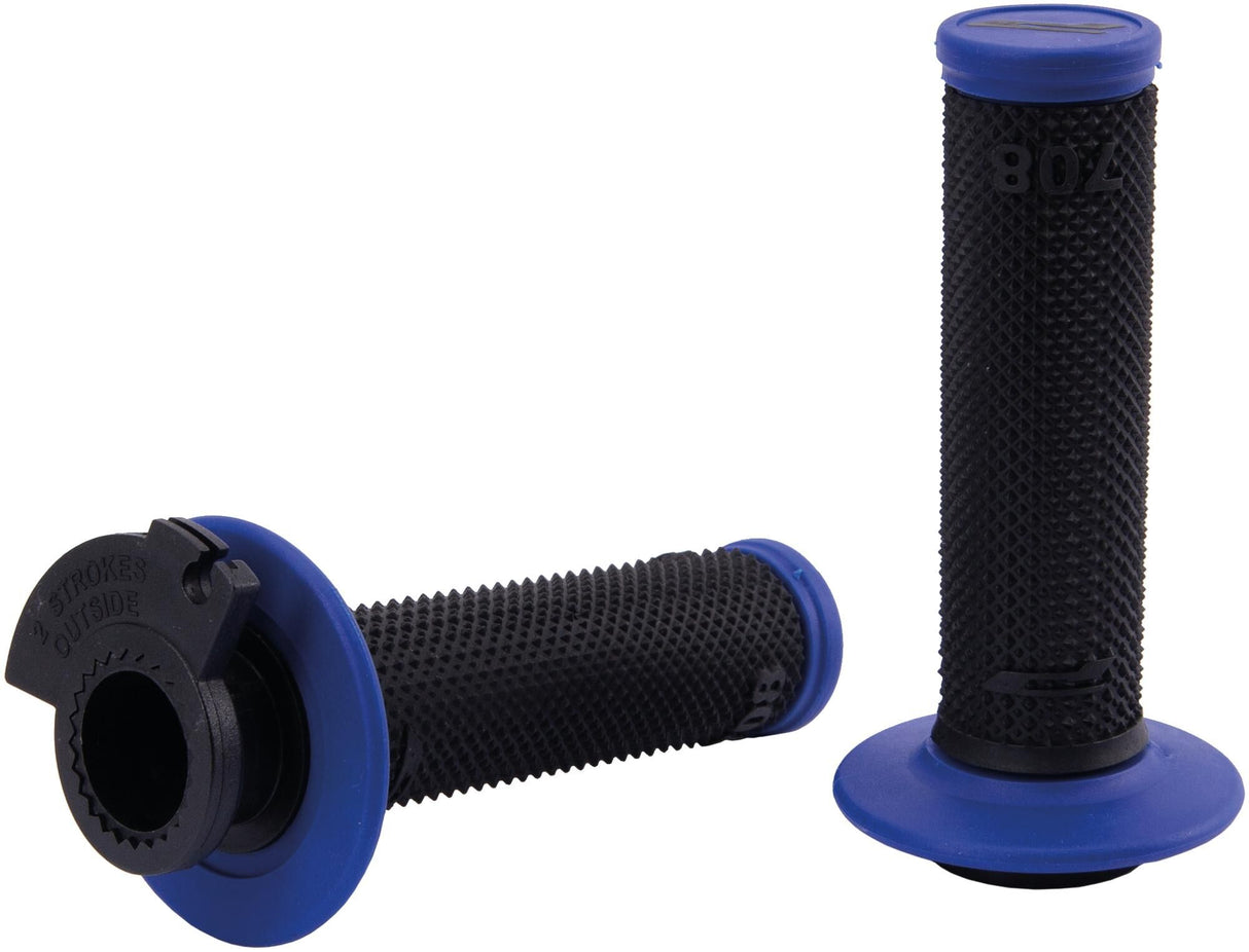 Progrip handle 708 throttle grip scs bl sw 115mm closed