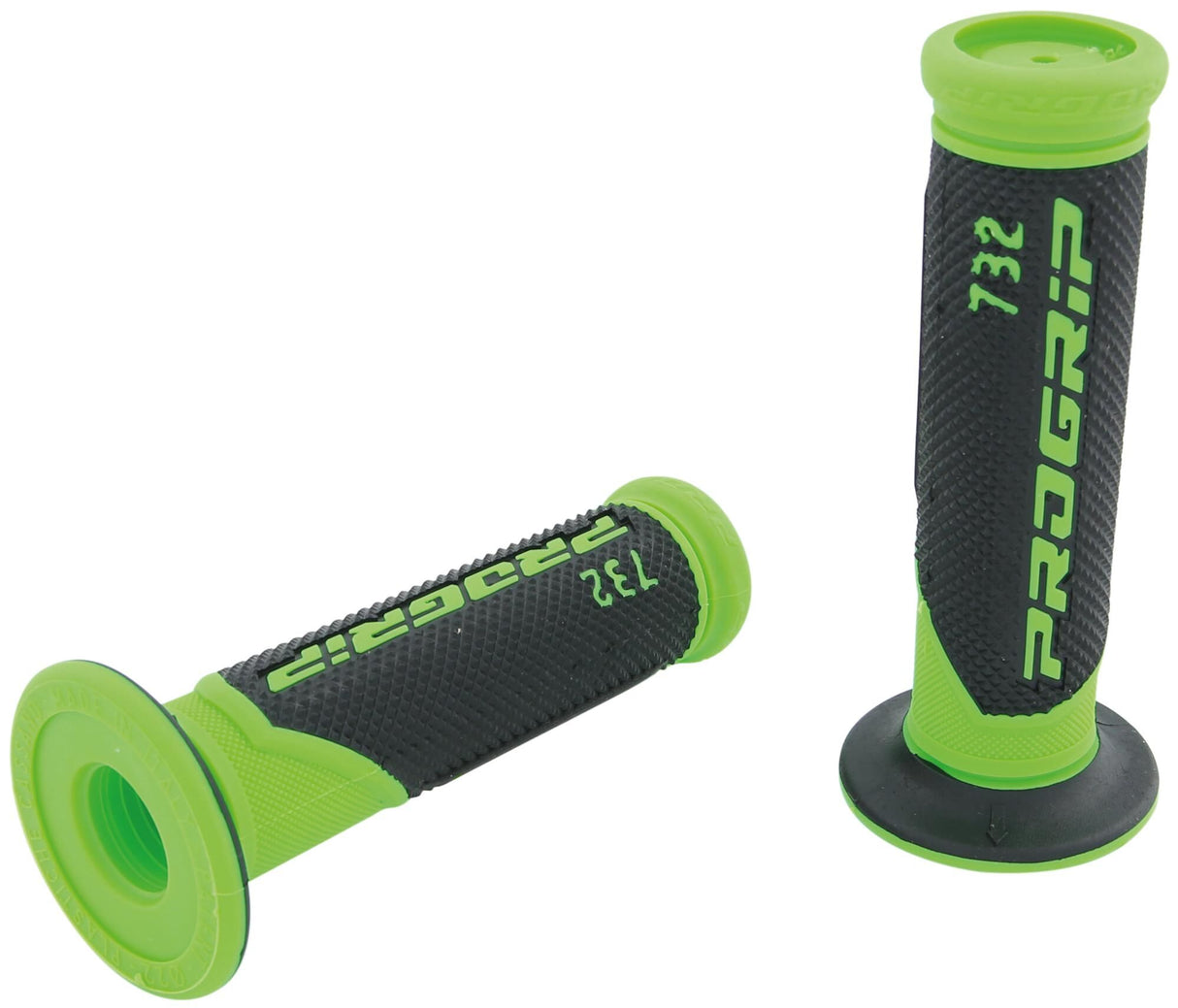 Progrip handle 732 mod. 18 rubber grip 732 gn sw 125mm closed fluo