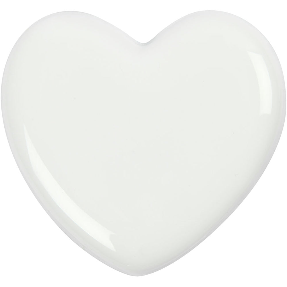 Glass Heart - White, 1st.
