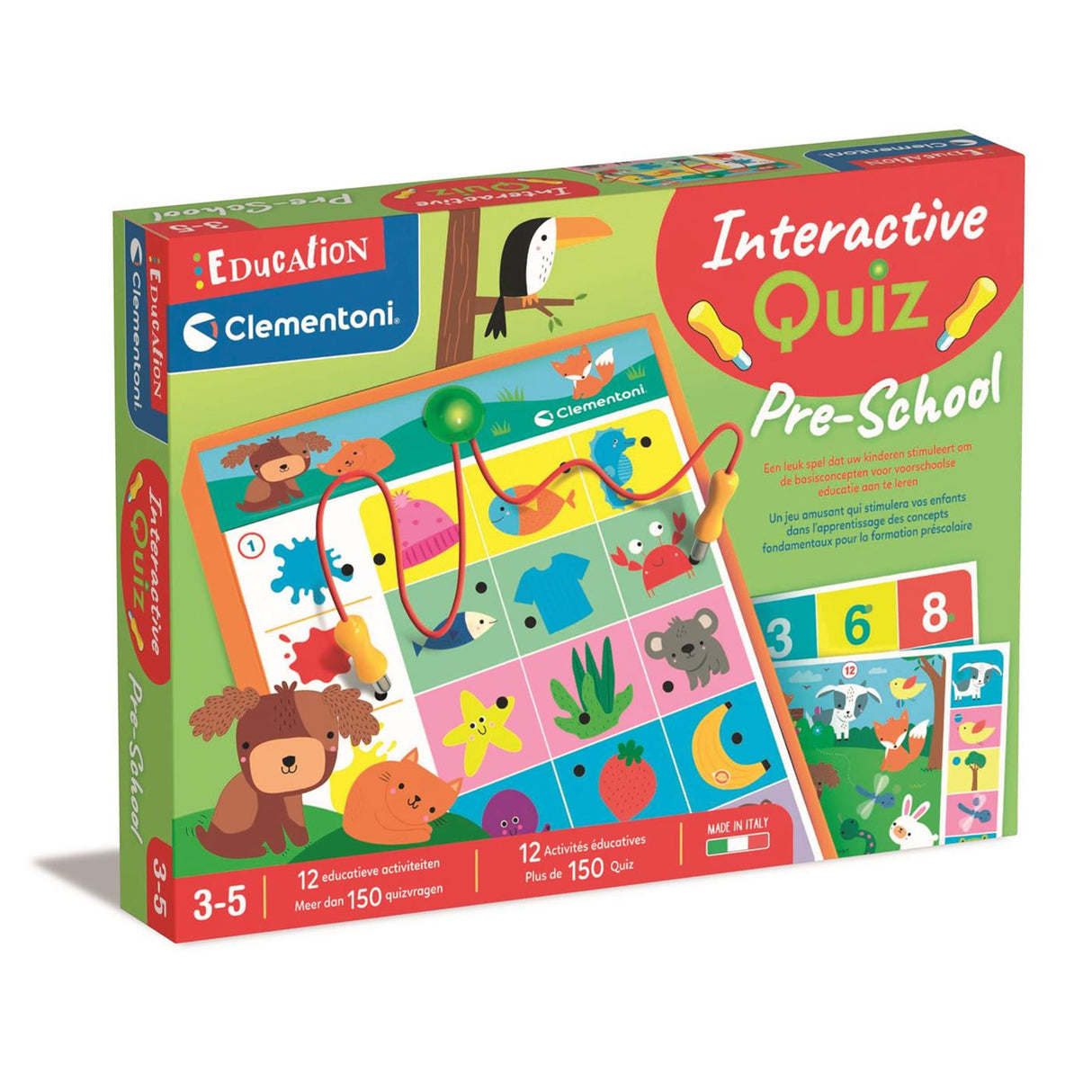 Clementoni Education Interactive Quiz Pre-School-Lernspiel