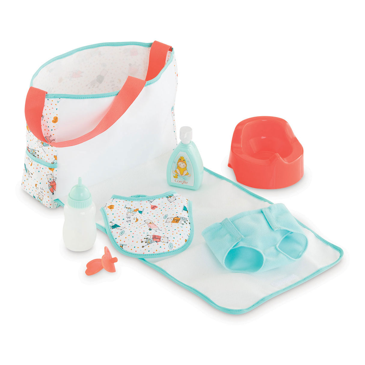 Corolle Mon Grand Poupon Dolls Duierbag mit Aufgaben