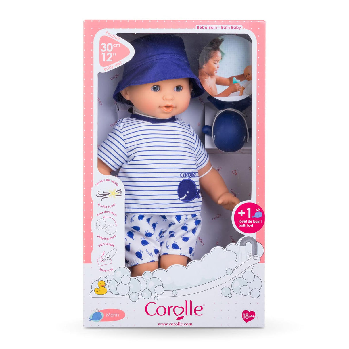Corolle Mon Premier Poupon Bath Doll - Marin, 30cm
