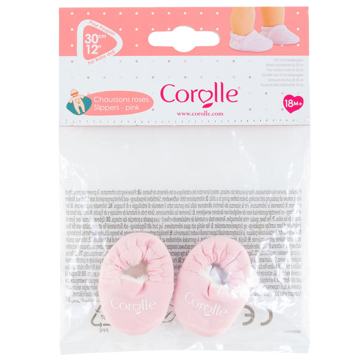Corolle Mon Premier Poupon - Puppenschuhen rosa, 30 cm