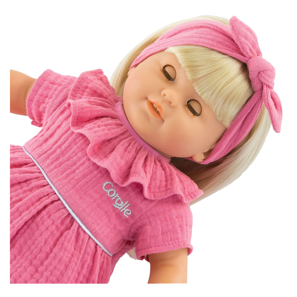 Corolle mon grand poupon poupée bébé cheveux longs - jade, 36cm