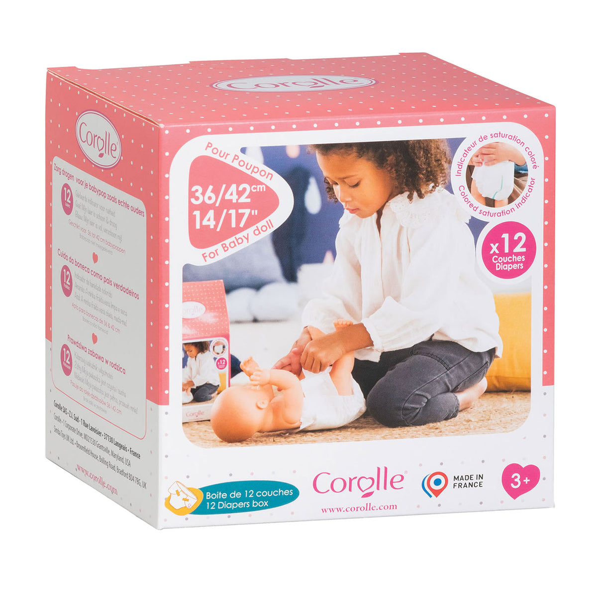 Corolle mon grand poupon diapers, 12 pcs.