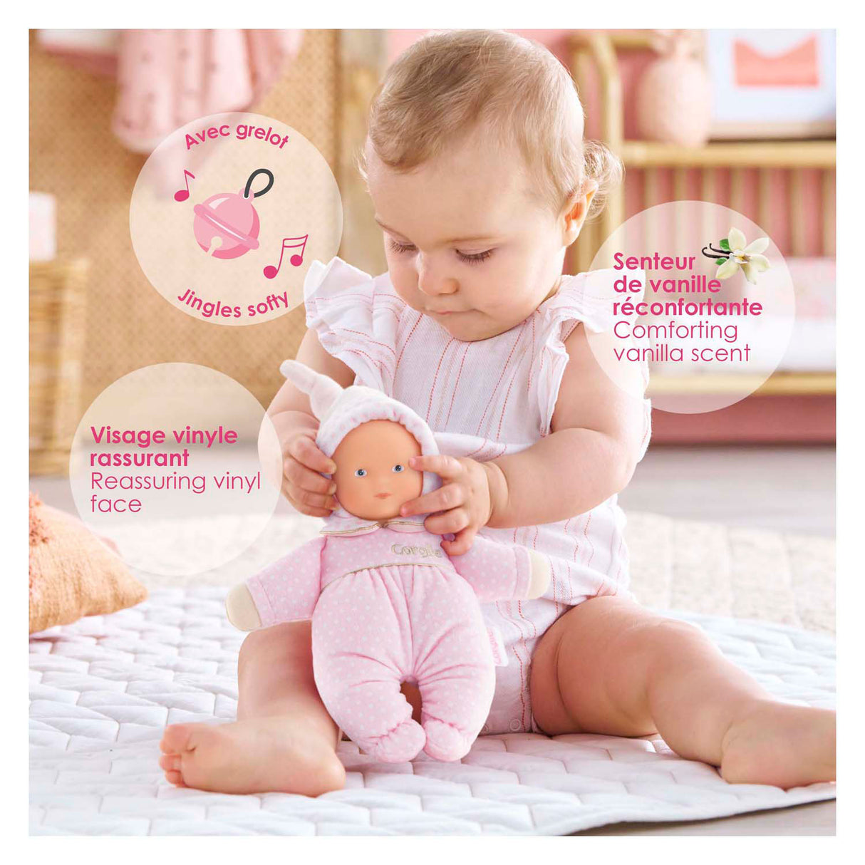 Corolle Babidoux - poupée rêves d'étoiles, 20cm