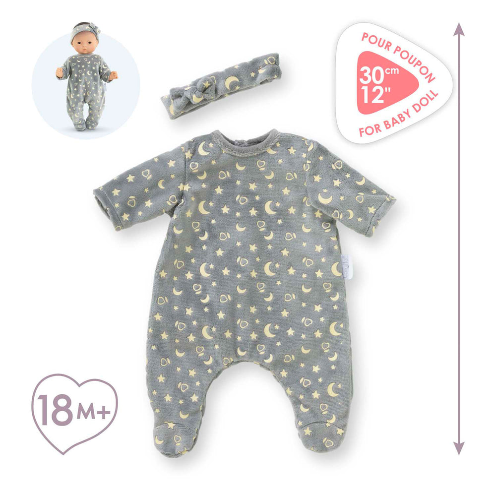 Corolle Dolls Pyjamas und Stirnband, 30 cm - im Dunkeln leuchten
