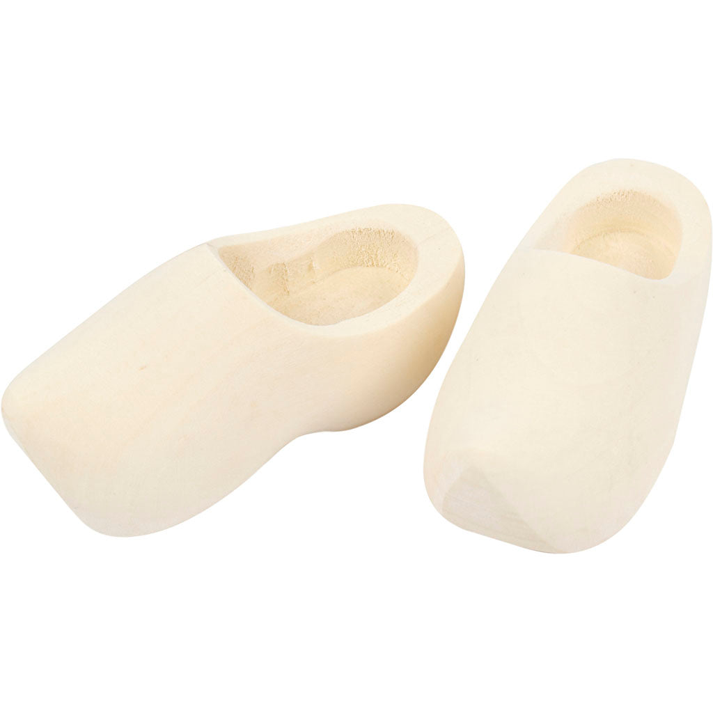 Creativ company Dutch wooden clogs, l: 70 mm, 1 pair