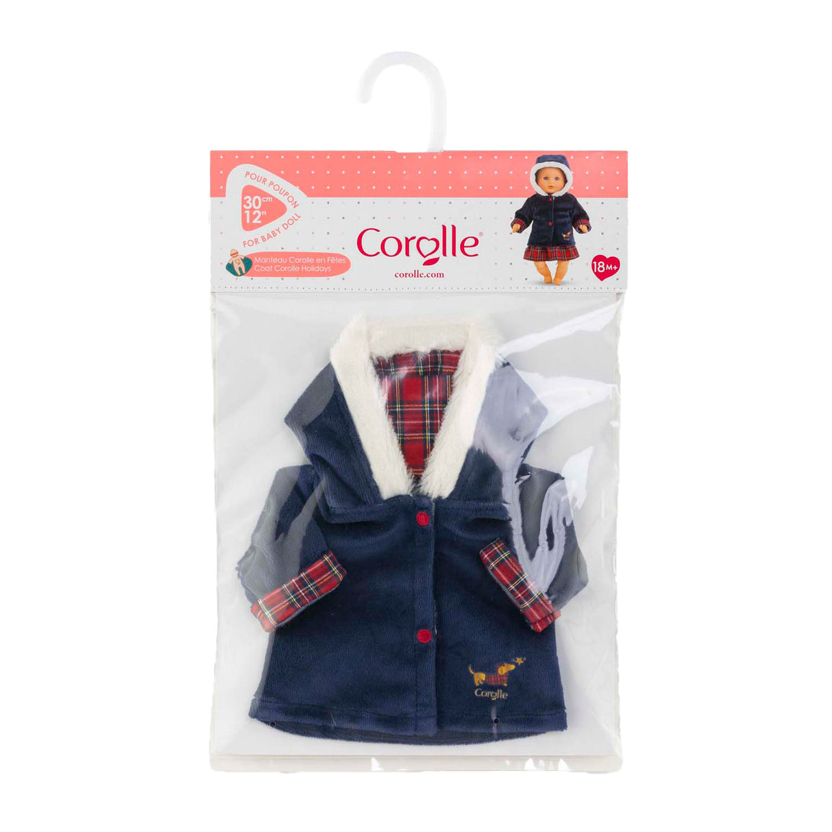 Manteau de vacances Corolle pour poupée bébé, 30cm