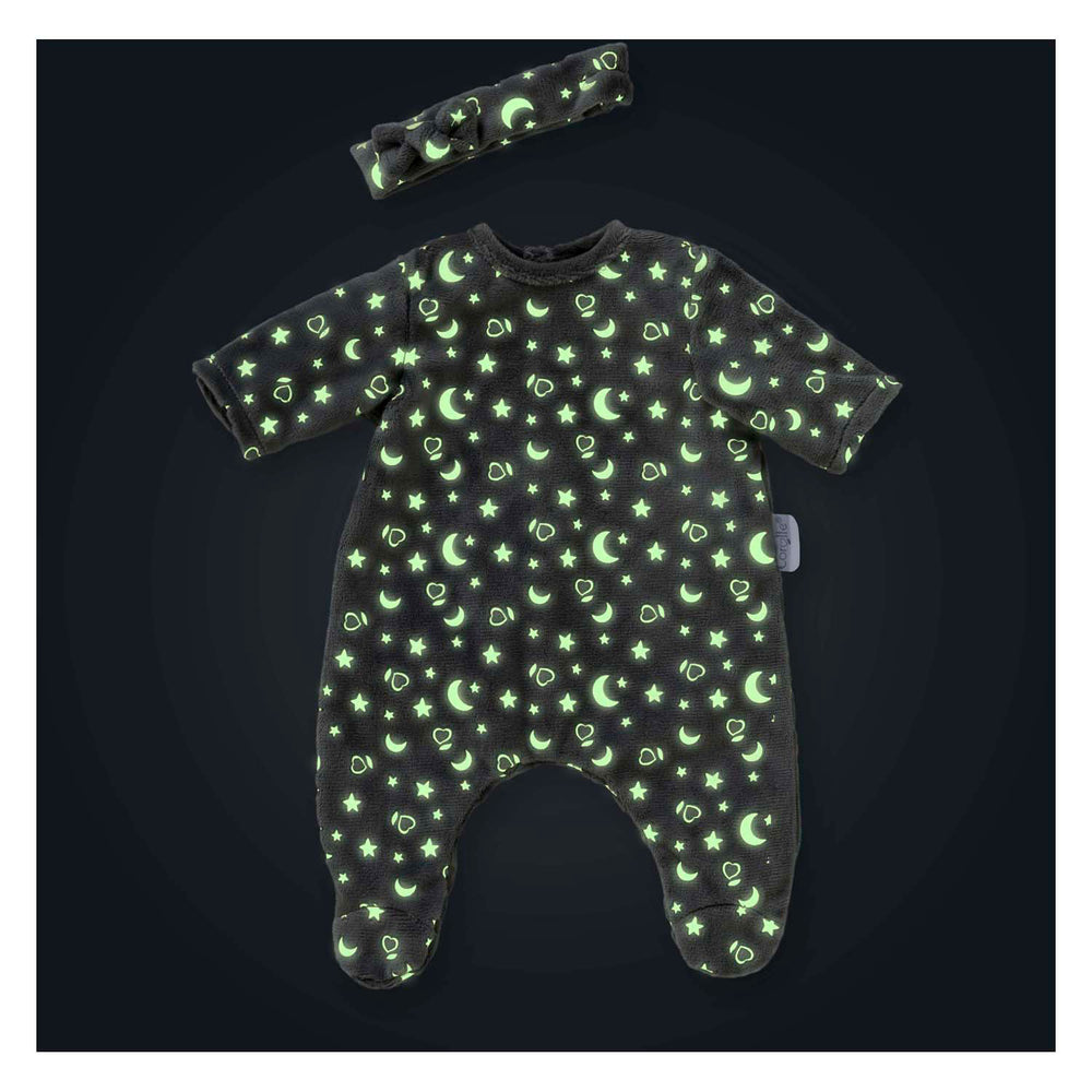 Corolle Dolls Pyjamas Glitzer im Dunkeln und Haarband, 36 cm