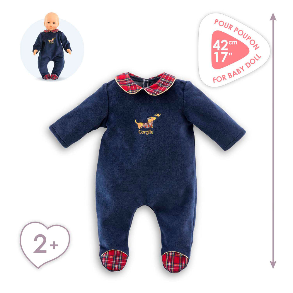 Corolle holidays doll pajamas, 42cm