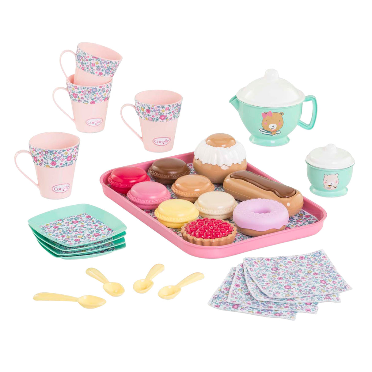 Corolle mijn thee set voor babypop, 30dlg.