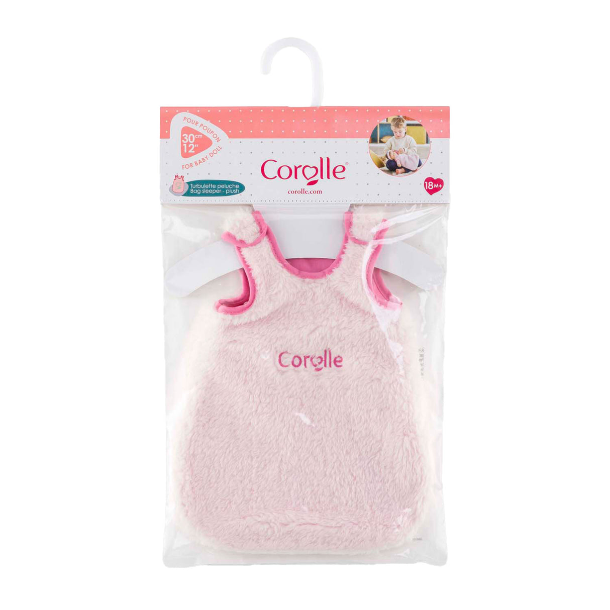 Corolle plush sleeping bag for dolls, 30cm