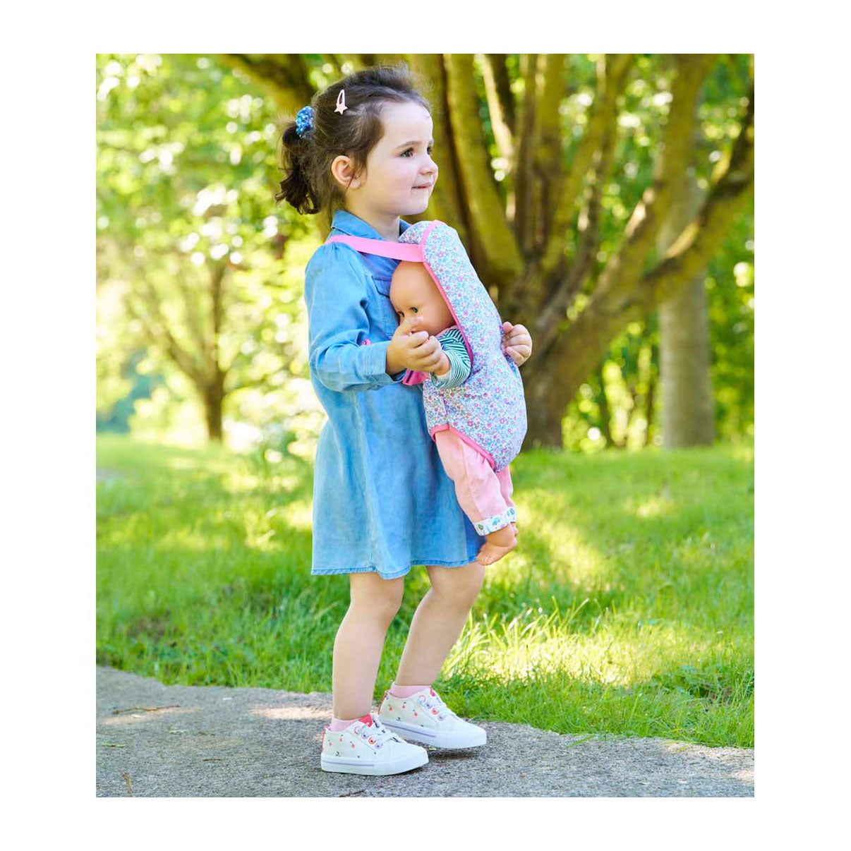 Corolle baby sling flowers for baby doll from 36-42cm