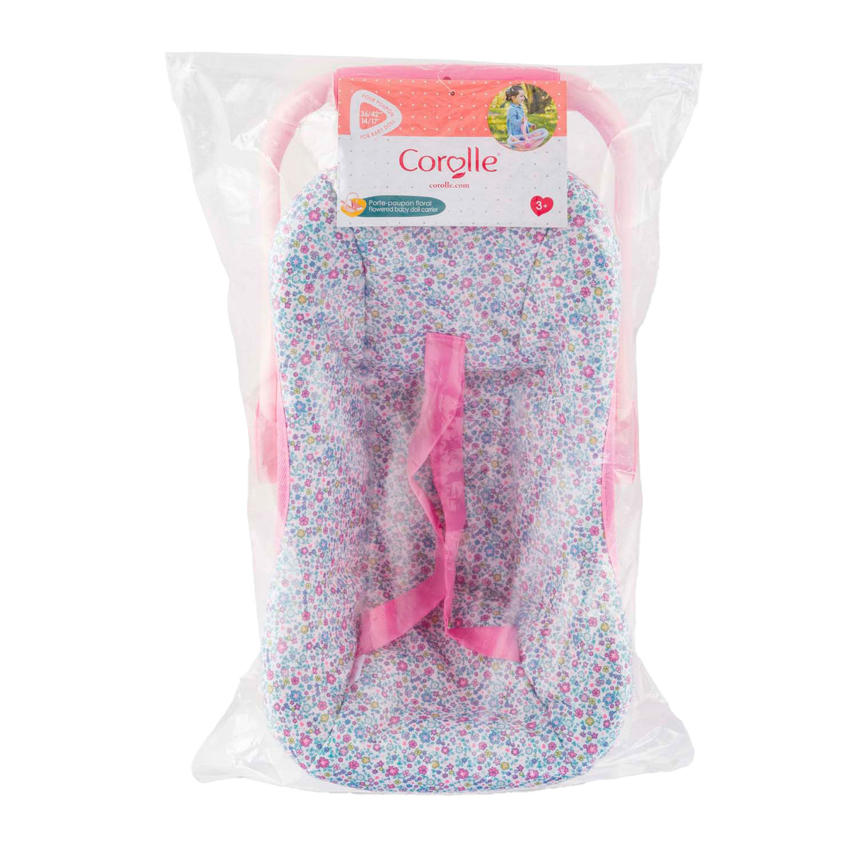 Porte-bébé poupée Corolle fleurs pour poupée bébé de 36cm