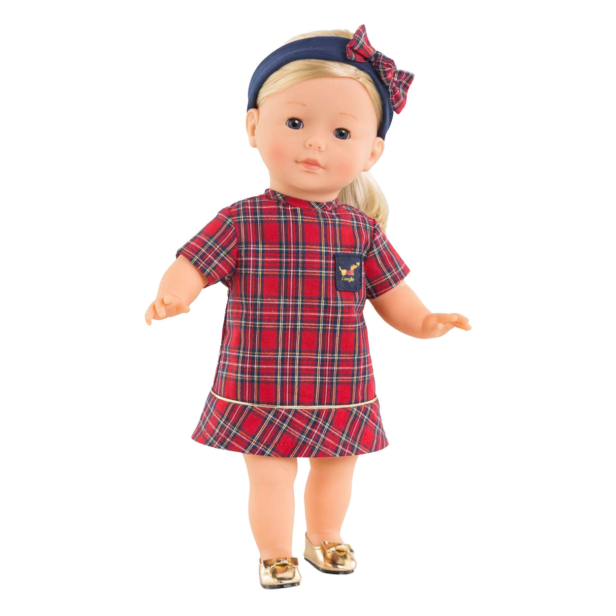 Corolle holidays jurkje en haarband voor babypop, 36cm