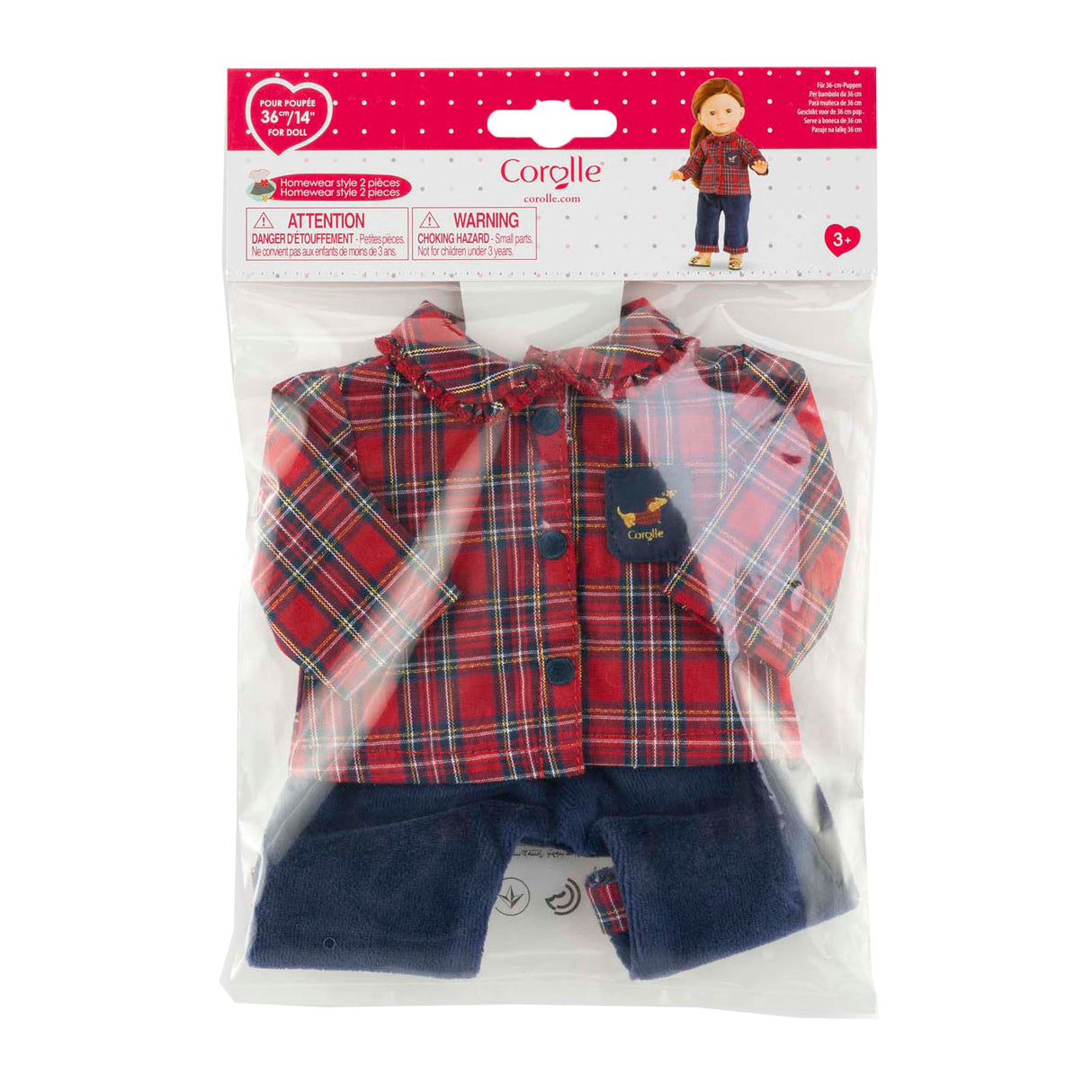 Corolle homewear style for dolls of 36cm, 2 pcs